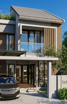 PENGEN RUMAH Kualitas Hotel Berbintang? Kayak gini desainnya 8x15m [kode 072C]