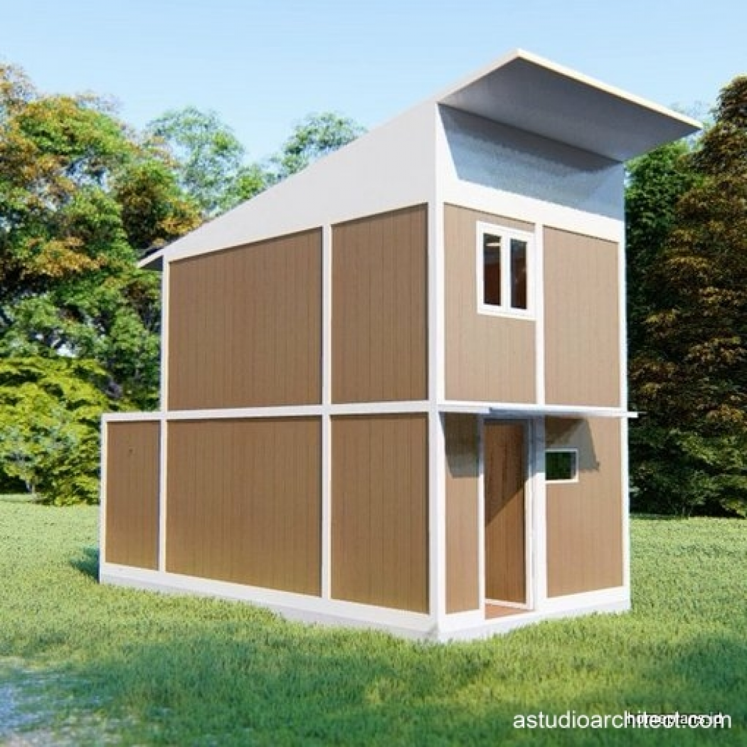 Desain Rumah Pilihan Detil Produk Rumah Mikro 3x6m Ala Kontainer